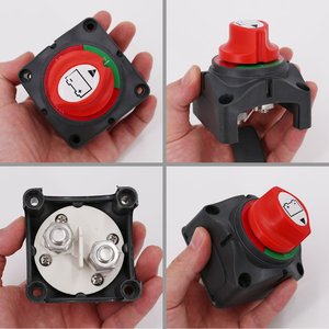 Interruttore Isolatore Batteria 12V 250Amp Interruttore di Spegnimento Alimentazione On/Off per Auto Barca Marina - Product Image 4