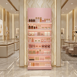 Étagères murales de présentation en métal antibactérien professionnelles pour magasin de cosmétiques modulaire écologique - Product Image 6