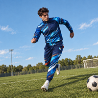 Survêtement pour homme sur mesure à séchage rapide, avec logo personnalisé, pour les commandes d'uniformes de club