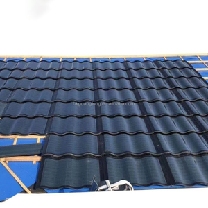 Tejas solares fotovoltaicas con revestimiento resistente al calor a precios competitivos para techos solares en la construcción de viviendas. - Product Image 1