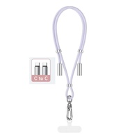 Cordon de charge de type C réglable de 1.5m, câble tressé anti-perte, charge rapide, cordon de données C à C, câble PD60w