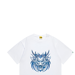 <span class=keywords><strong>Camicia</strong></span> Casual da Uomo YOUMEI in Stile <span class=keywords><strong>Giapponese</strong></span> con <span class=keywords><strong>Stampa</strong></span> Cartoon, Collo Tondo, 100% Cotone, Anti-Piega, <span class=keywords><strong>Stampa</strong></span> Digitale, Alta Qualità, Doppio Strato - Product Image 4