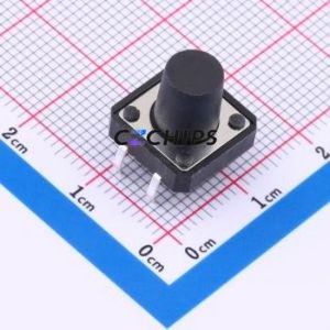 TS-1094-A14B2-D1 Tactile Switch Through hole-4P,12x12mm Switch Single Pole Single Throw Round Button 1.8N Through Hole - Product Image 1