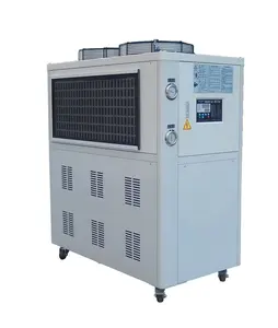 Industrial Precision Air Cooled Water Chiller with Shell and Tube Condenser for Manufacturing Hotels