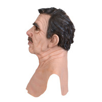 Réaliste Latex vieil homme masque mâle déguisement Cosplay Costume Halloween mascarade fête masques latex visage humain masque