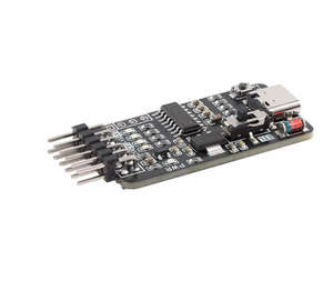 USB Type-C เป็น Dual CDC UART Serial Port ไดรฟ์ฟรีไมโครคอนโทรลเลอร์ STC โปรแกรมเครื่องเขียน - Product Image 1
