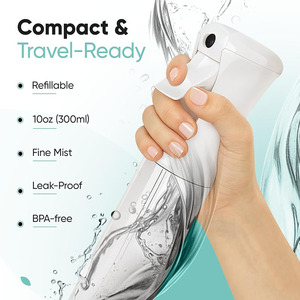 Bouteille de pulvérisation pour cheveux avec logo personnalisé, brumisateur d'eau ultra-fin continu pour coiffure, nettoyage, pulvérisation des plantes, soin de la peau - Product Image 3