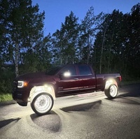 Luces LED de Alta Densidad, Color Blanco Puro, 16 Piezas, 36 LED, Resistentes al Agua, 6000K, Iluminación Ambiental de Neón para Camiones, Jeeps y Todoterreno, 12V