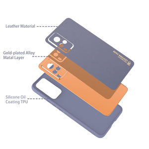 เคสหนังฝาครอบโทรศัพท์สุดหรู,สำหรับ Vivo V17 V19 S1 Y7s X30 Pro S10 X70 Pro Plus S12 V23 Pro T1 5G Y75 - Product Image 5