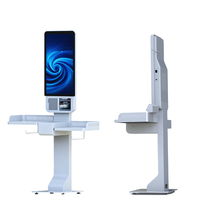 Kiosque de paiement sur pied, kiosque en libre-service pour intérieur, appareil tout-en-un, terminal de point de vente, caisse enregistreuse, écran tactile capacitif HD