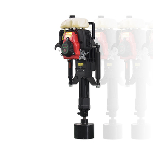 เครื่องตอกเสาเข็มแบบพกพา EVER STAR ใช้แก๊สโซลีน รุ่น T Post Driver หมุนได้ 360 องศา สีดำ น้ำหนัก 20.8 กก. สำหรับฟาร์มโซลาร์เซลล์ - Product Image 4