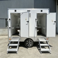 Remorques de Toilettes de Luxe Autonomes Climatisées, Salles de Bain Portables, Remorques Sanitaires Mobiles