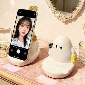 Nuovo Supporto per Telefono in Resina Bohémien, Creativo e Divertente, Ornamento Decorativo a Forma di Fantasma - Product Image 2