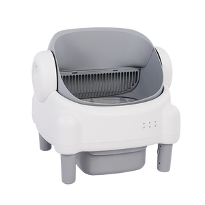 Bac à litière intelligent pour chat, grande capacité 10,5 L, design ouvert, contrôle par téléphone <span class=keywords><strong>portable</strong></span>, nettoyage automatique, désodorisation, anti-fuite - Product Image 6