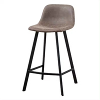 Tabouret de bar professionnel en métal personnalisé en usine, chaise de bar commerciale haute pour restaurant et cuisine