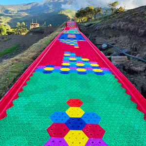 Juegos para Parque de Diversiones de Jardín Señorial Tobogán de Plástico PP con Rampa Arcoíris Tobogán Largo de Montaña en Ecuador - Product Image 3