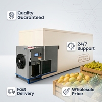 Commerciële warmtepomp fruitdroogmachine, energiezuinig type voor lage temperaturen