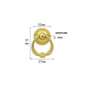Poignée de meuble JAYA en alliage de zinc Zamak <span class=keywords><strong>antique</strong></span>, anse de tiroir de <span class=keywords><strong>style</strong></span> chinois vintage pour armoire et placard - Product Image 6