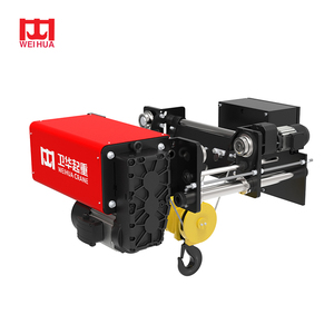 Polipasto de cuerda de alambre eléctrico de tipo europeo para producción de máquinas Certificación CE ISO Calidad 1Ton 2 Ton 5 Ton 12,5 Ton 20 Ton - Product Image 3