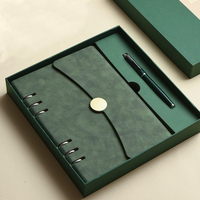 Ensemble de luxe personnalisé A5 : Carnet, stylo et bouteille d'eau – Cadeaux d'affaires et de remise de diplôme – Kit d'entreprise avec carnet gaufré et coffret cadeau