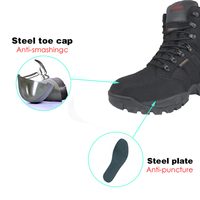 VITOSAFE Chaussures de combat légères et imperméables Bottes du désert Chaussures tactiques de sécurité