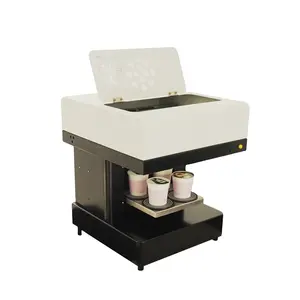 OEM Food Printer Neues Design Latte Art Foam Melk kaffee Drucker, Schokolade/Kuchen/Keks Druckmaschine mit Tinte