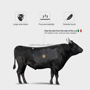 Guantes de Trabajo de Piel de Vacuno con Costuras Plegadas Exquisitas, Puño Elástico Ajustable, Sin Forro, para Operaciones Mecánicas de Precisión - Product Image 6