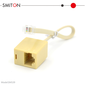 Câble d'extension Ethernet vers téléphone OEM/ODM Cat5/Cat6 RJ45 mâle vers RJ9 femelle en cuivre pur pour ordinateur - Product Image 4