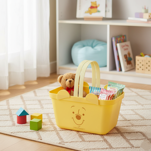 Cesto Portaoggetti in Plastica con Design Cartoon, Cesto per la Spesa per Bambini, Organizer Domestico OEM ODM per Uso Quotidiano - Product Image 3