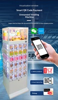 Distributeur automatique intelligent de boîtes mystères avec scanner QR 128, équipement autonome 4G pour figurines et cadeaux, AC220V 50HZ, origine Chine