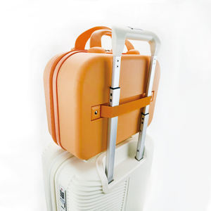 14 inç moda <span class=keywords><strong>Mini</strong></span> hafif su geçirmez kozmetik çantası taşınabilir fermuar kapatma küçük bavul plastik iplik - Product Image 6