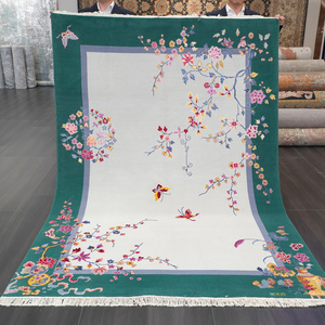 Bộ sưu tập của tay dệt handknotted làm len khu vực Thảm hiện đại làm bằng tay len và Vàng Trung Quốc thảm - Product Image 1