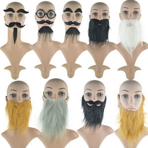 Barba Nera Divertente per Costume da Uomo, Travestimento per Halloween, Pasqua, Feste in Maschera, Giochi di Ruolo, Accessori per Cosplay 2026 - Product Image 1