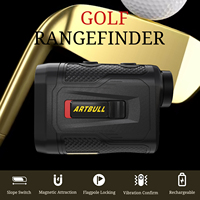 Télémètre laser haute précision 1000 yd rechargeable avec compensation de pente et fonction de verrouillage de drapeau par vibration