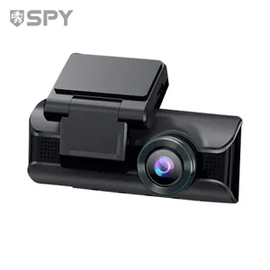 SPY 4k dash cam front and rear rearview mirror with car dvr camera video recorder car black box