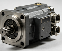 Motor de Pistones Axiales S90 055, Cilindrada de 55 cm, Torque Continuo de 396 Nm, Presión de 420 bar