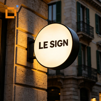 Enseigne lumineuse personnalisée en acrylique frontlit, lettres 3D éclairées par LED, étanche, pour logo de magasin de vêtements