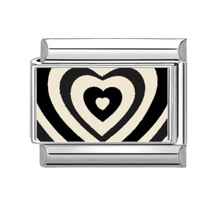 Stainless steel modular <b>bracelet</b> with creative irregular shapes, DIY <b>bracelet</b>, <b>cute</b> black series, Italian design, assembled - Product Image 3