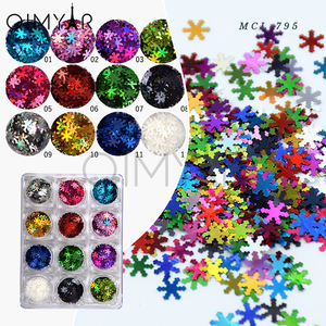 Nuovo Design Glitter neve Nail Art Flake per la decorazione di natale - Product Image 2