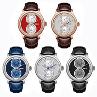 Montre automatique avec logo personnalisé, 42 mm, acier inoxydable 316L, cadran bleu MOP, 5 ATM, calendrier complet, montre mécanique OEM