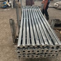 Support de coffrage réglable robuste en acier Q235 peint pour dalles de béton, échafaudage de construction métallique