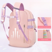 Mochila Escolar Kawaii con Logotipo Personalizado, Gran Capacidad, Ligera, Impermeable, para Niñas, Niños, Estudiantes, Primaria