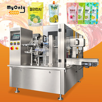 Machine de remplissage et de scellage automatique de sachets Doypack préformés pour produits liquides