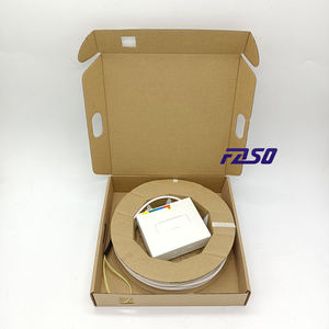 Kit de Fibra Óptica Preterminada PTO 1FO 2FO 4FO, Caja de Terminación de Montaje en Pared, Cable de Bajada Interior G657a2, Conector SC APC para WiFi - Product Image 1
