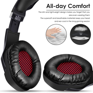 Audífonos para Juegos <span class=keywords><strong>ONIKUMA</strong></span> K1 PRO, Estéreo, Graves, Luz LED, Audífonos para Jugadores con Cable Trenzado - Product Image 5