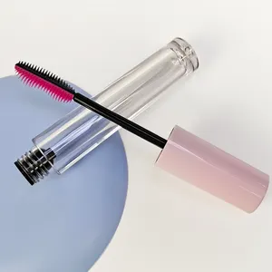 Factory supply pink empty mascara tubes with brush for girl