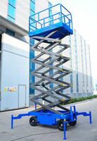 Qiyun Kinglift Mobile Scissor Lift 6m Plate-forme de travail aérienne élévateur à ciseaux voiture ascenseur électrique construction palan escalier escalade