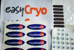 קריסטל מותאם אישית שקוף שרף כיפה מדבקה עצמית הדפסה תווית מותאמת אישית - Product Image 6