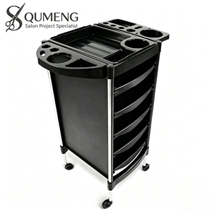 Carrito de Belleza y Peluquería Multicapa Z, Carrito de Almacenamiento Móvil de Cinco Niveles para Salón de Belleza - Product Image 1