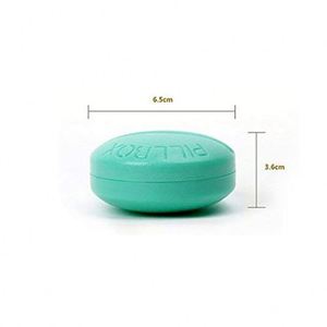 Boîte à pilules à 4 compartiments avec logo personnalisé, idéale pour les voyages et facile à ouvrir - Product Image 2